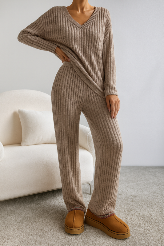 Knitted Two Piece Cozies